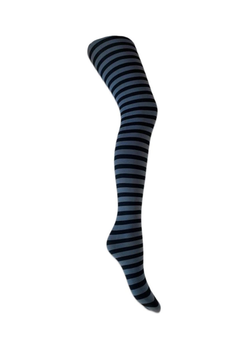 A MOI's Nini stripe tights - Grå. Køb leggings her.