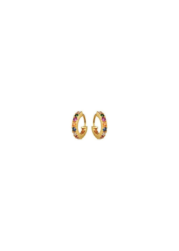 Maanestens Nubia Color Earrings - Sterling Silver (925) Gold Pla. Køb øreringe her.