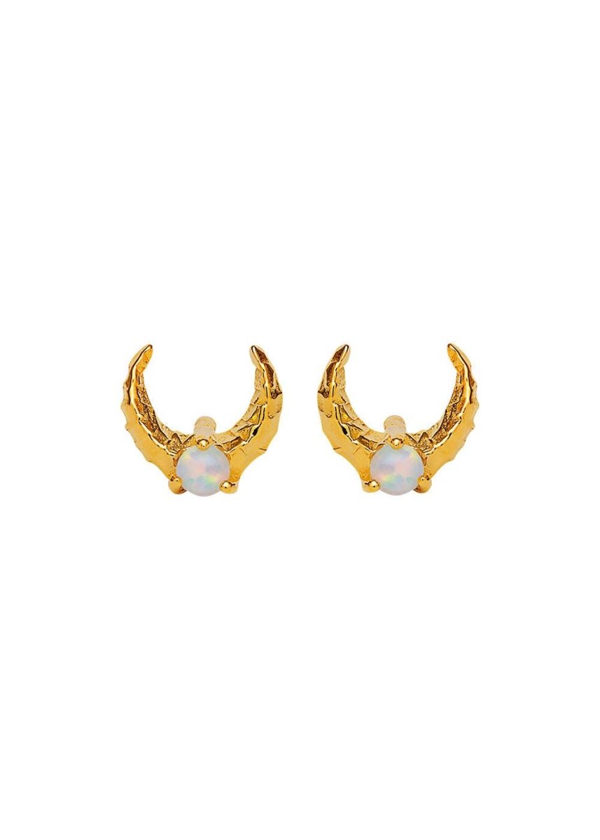 Maanestens Nynette Earring - Sterling Silver (925) Gold Pla. Køb øreringe her.