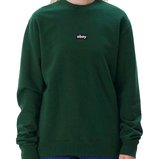 OBEY's OBEY TAG - Dark Green. Køb sweatshirts her.