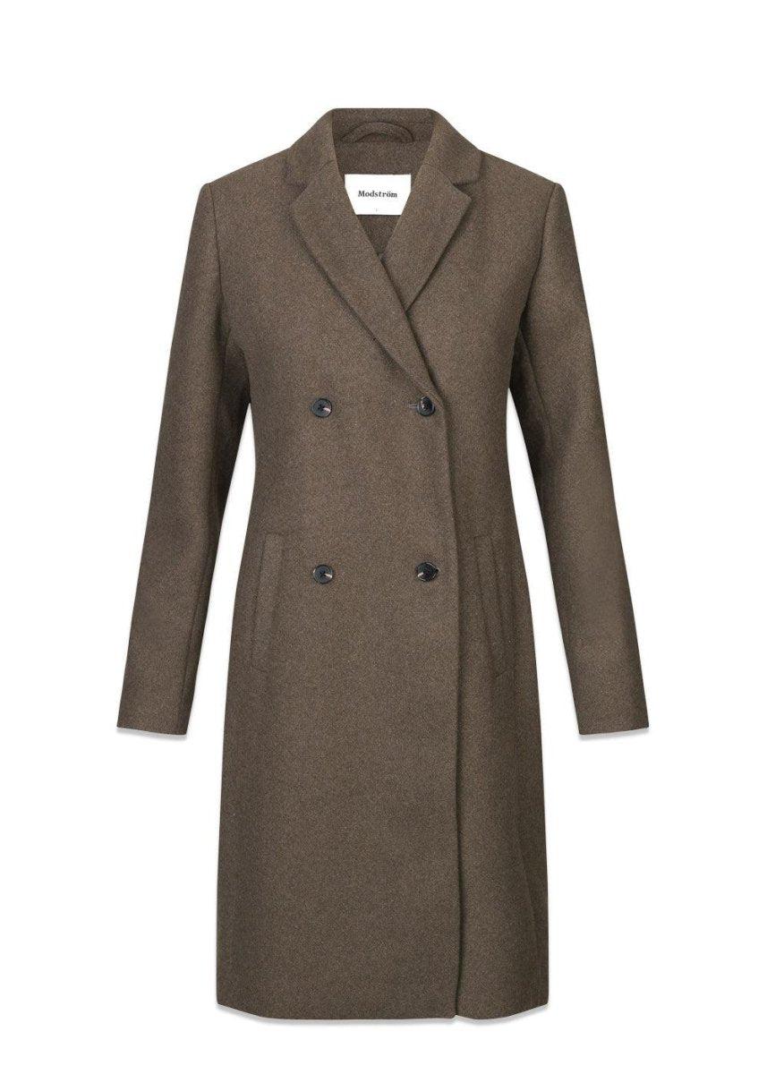 Modströms Odelia coat - Espresso. Køb frakker her.