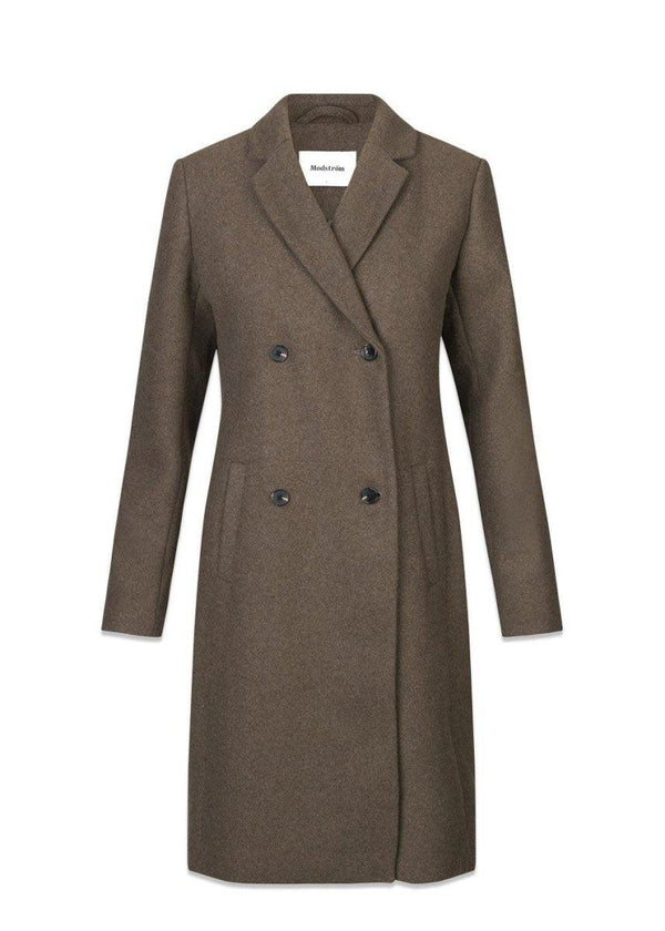 Modströms Odelia coat - Espresso. Køb frakker her.