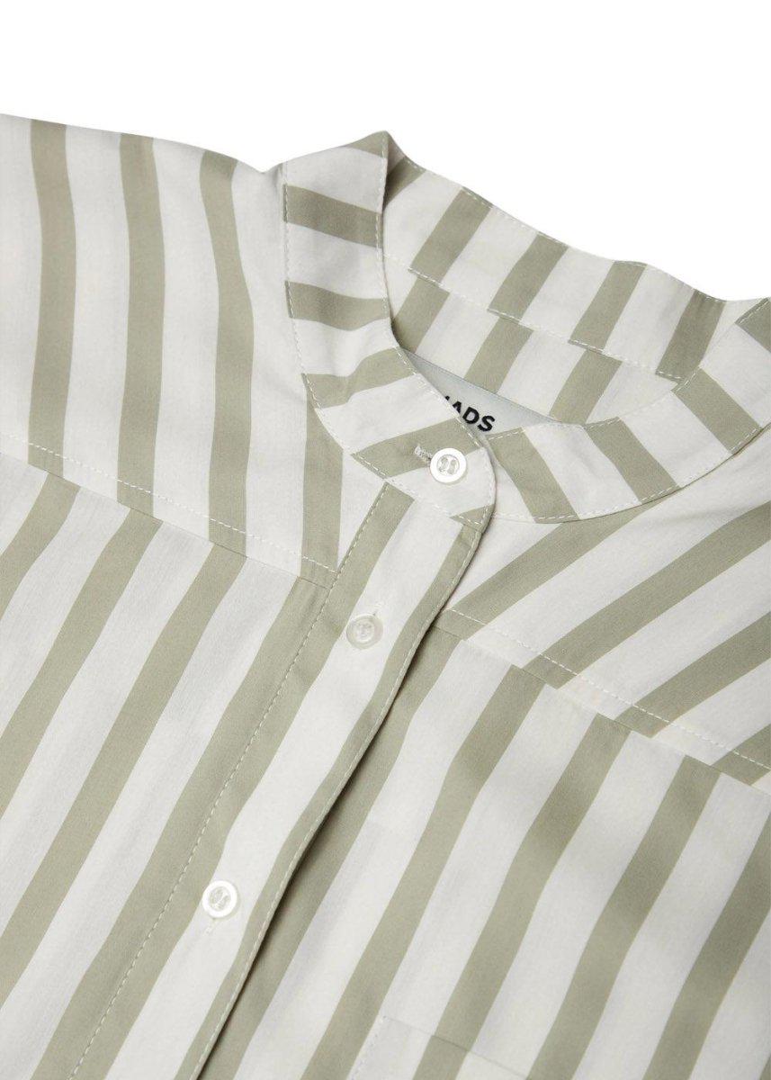 Organic Poplin Frannie Shirt - Candy Stripe Elm/White Alyssum Shirts320_201280_CANDYSTRIPEELM/WHITEALYSSUM_345715131131404- Butler Loftet