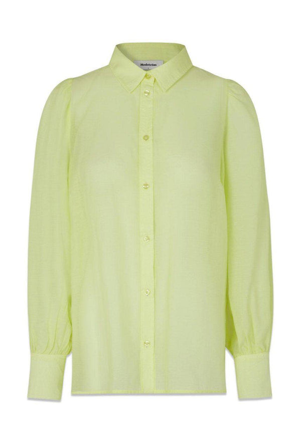 Modströms OskarMD shirt - Yellow Pear. Køb shirts her.