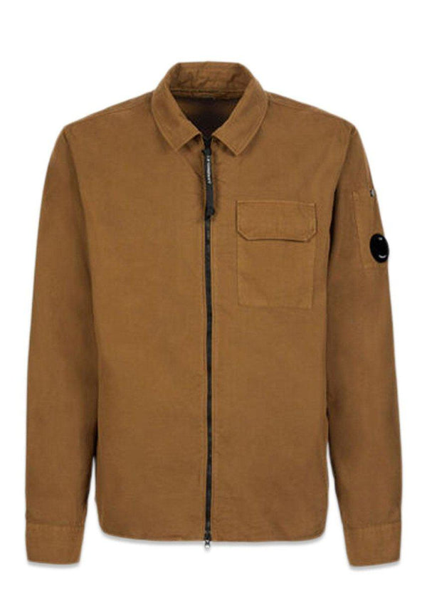 C.P. Companys Overshirt - Bronze Brown. Køb overtøj her.