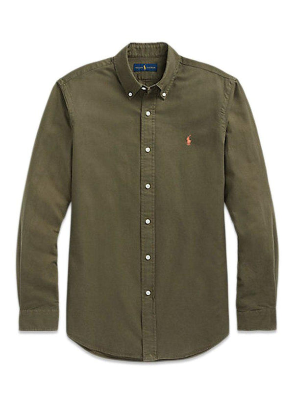 Ralph Laurens Oxford Slimfit Shirt - Green. Køb shirts her.