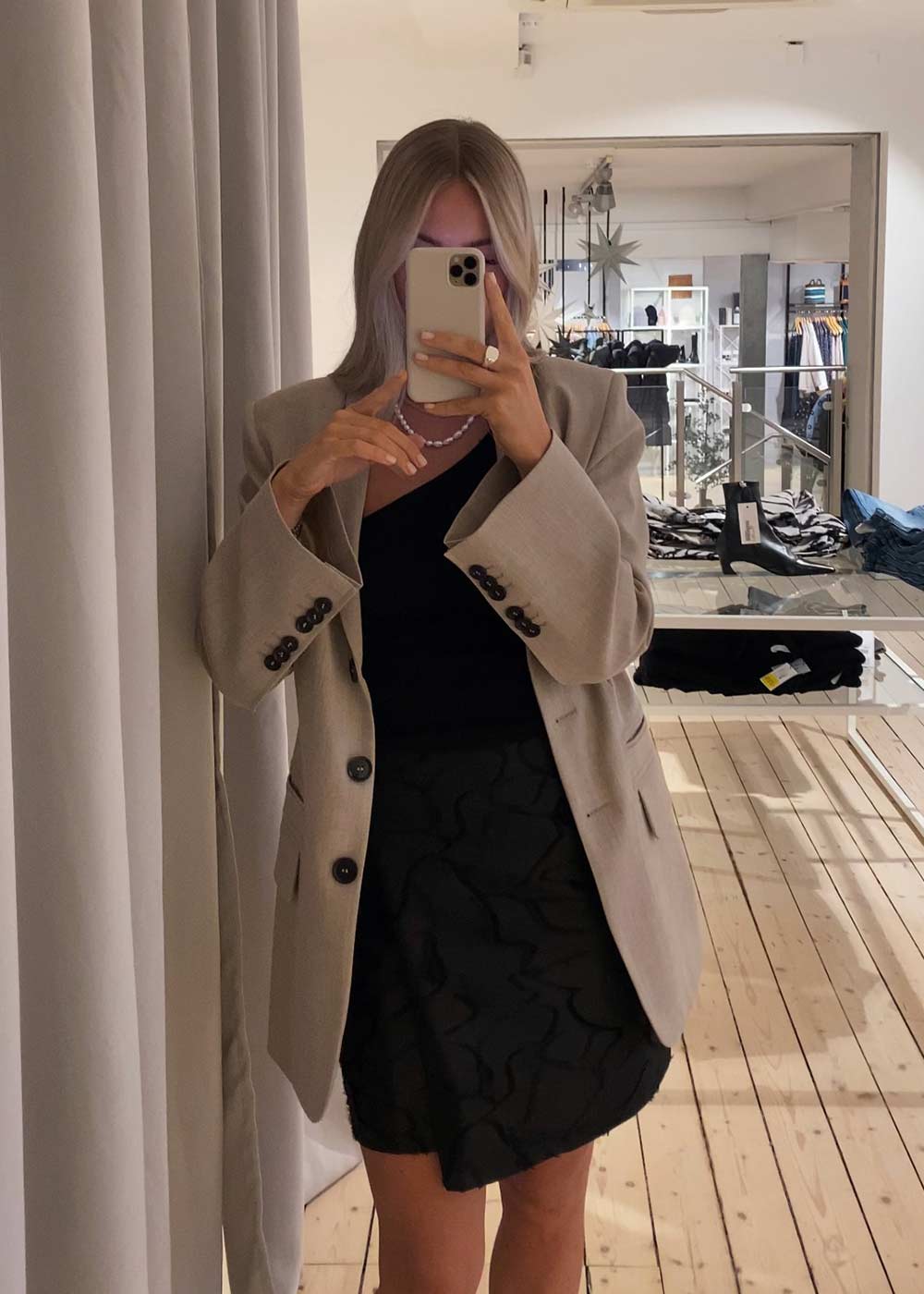 PORTER - Beige Melange-Blazers-By Malene Birger-Butler Loftet