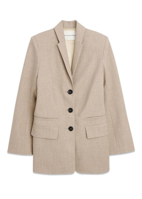 By Malene Birgers PORTER - Beige Melange. Køb blazers her.