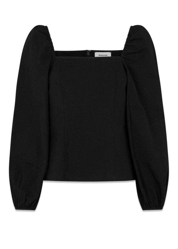 Modströms PanneMD top - Black. Køb blouses her.