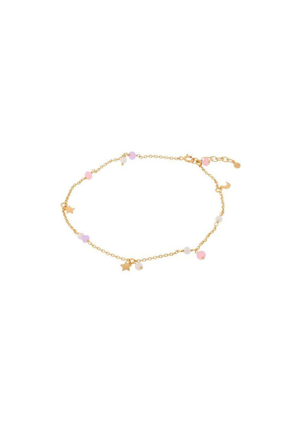 Pernille Corydons Pastel Dream Anklet Adj. - Gold. Køb accessories her.