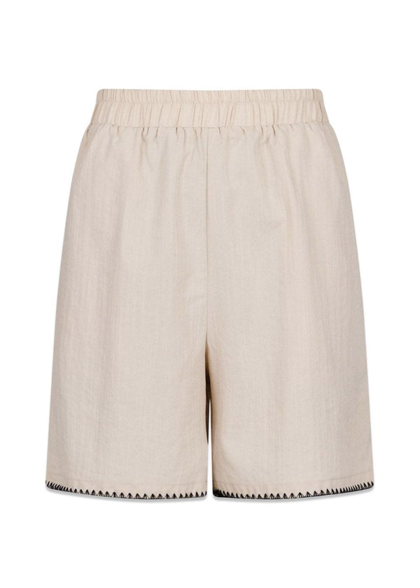 Neo Noirs Pedro Stitch Shorts - Sand. Køb shorts her.