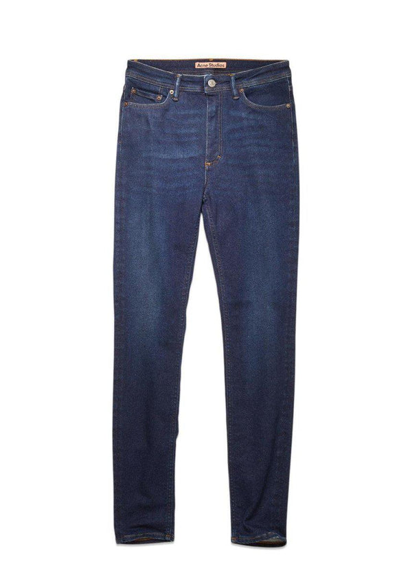 Acne Studios' Peg Dark Blue - Dark Blue. Køb jeans her.