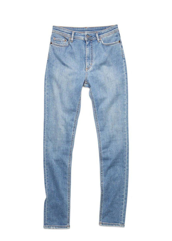 Acne Studios' Peg Soft Super Blue - Blue. Køb jeans her.