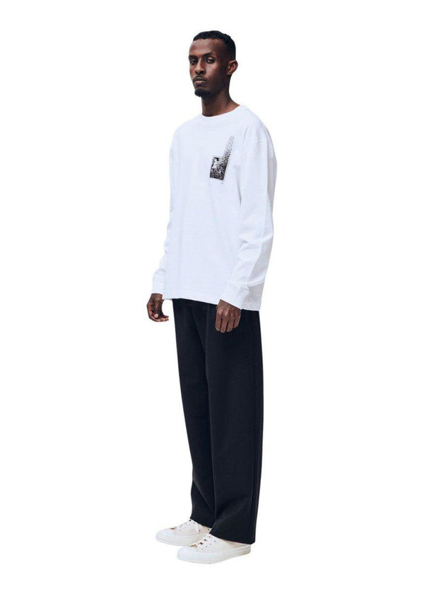 Soullands Pepe long sleeve T-shirt - White. Køb t-shirts her.