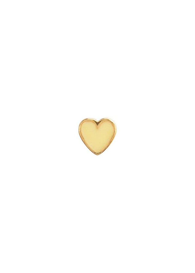 Stine a Petit Love Heart - Neon Yellow main image 1