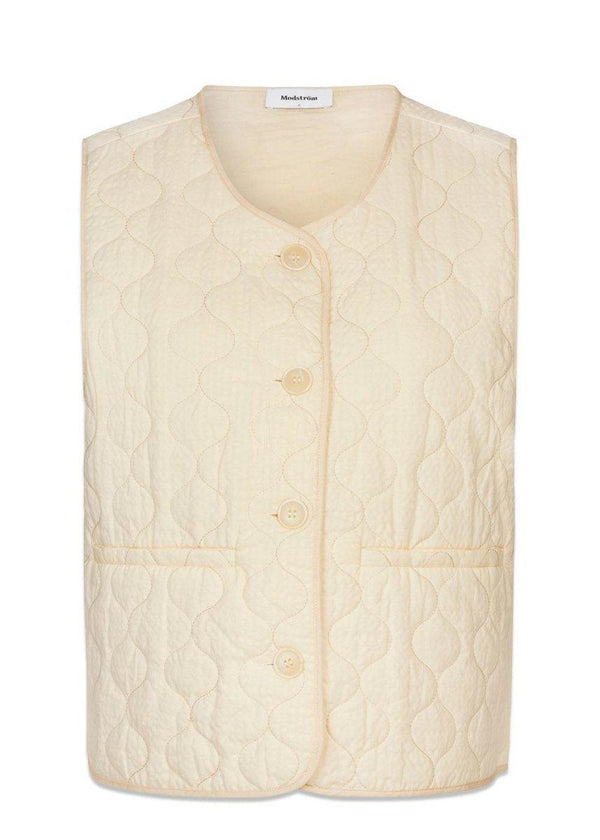 Modströms PineMD vest - Cream Milk. Køb veste her.