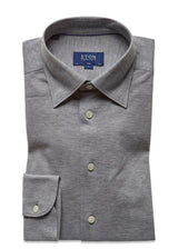 Etons Pique Button Under - Grey. Køb shirts her.
