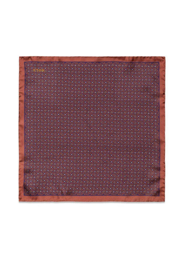 Etons Pocket Square - Brown. Køb scarf her.