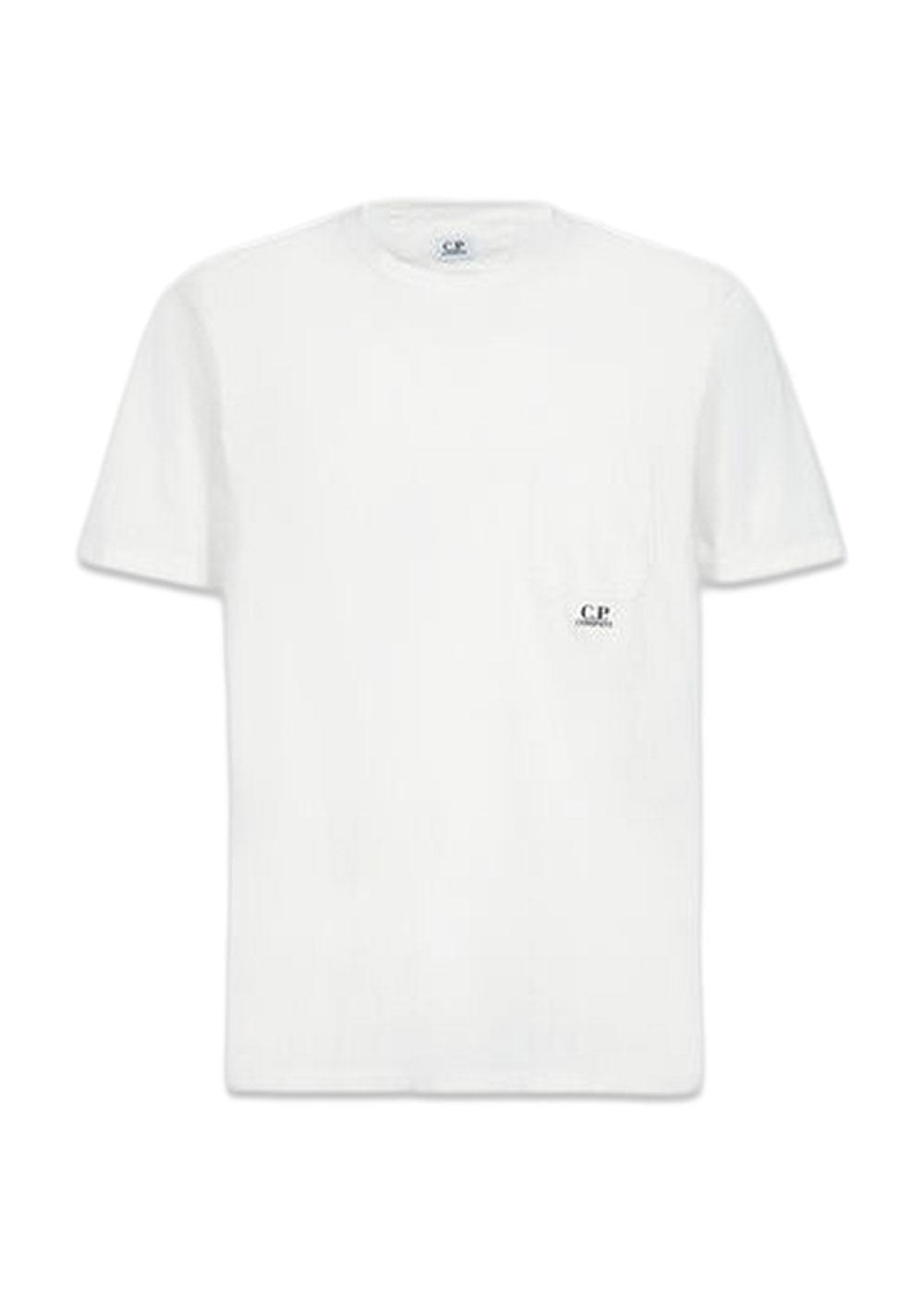 C.P. Companys Pocket Tee - Gauze White. Køb t-shirts her.
