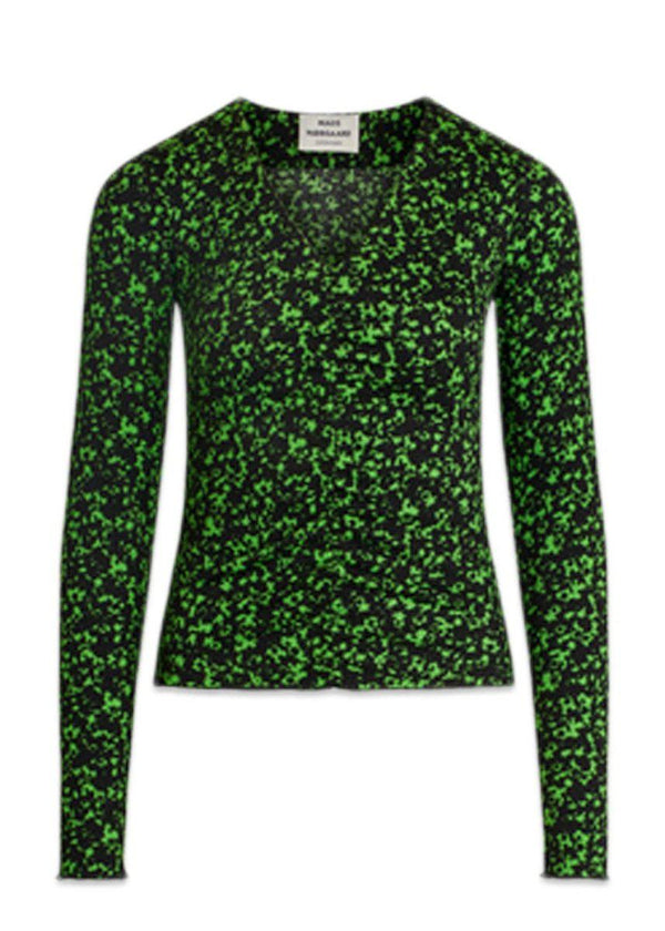 Mads Nørgaards Pollux Shear Top - Classic Green/Black. Køb toppe her.