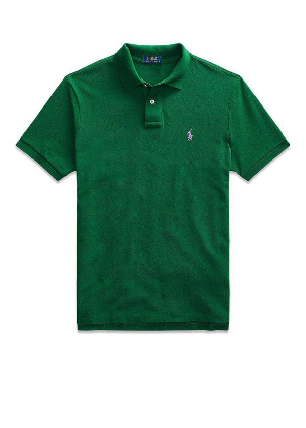 Ralph Laurens Polo Custom Slim Fit - Green. Køb t-shirts her.