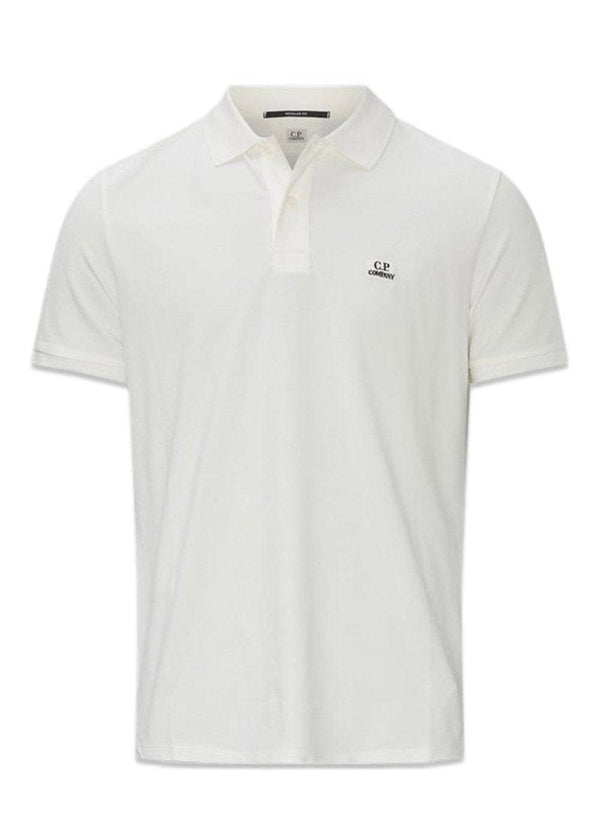 C.P. Companys Polo Piquet - Gauze White. Køb t-shirts her.