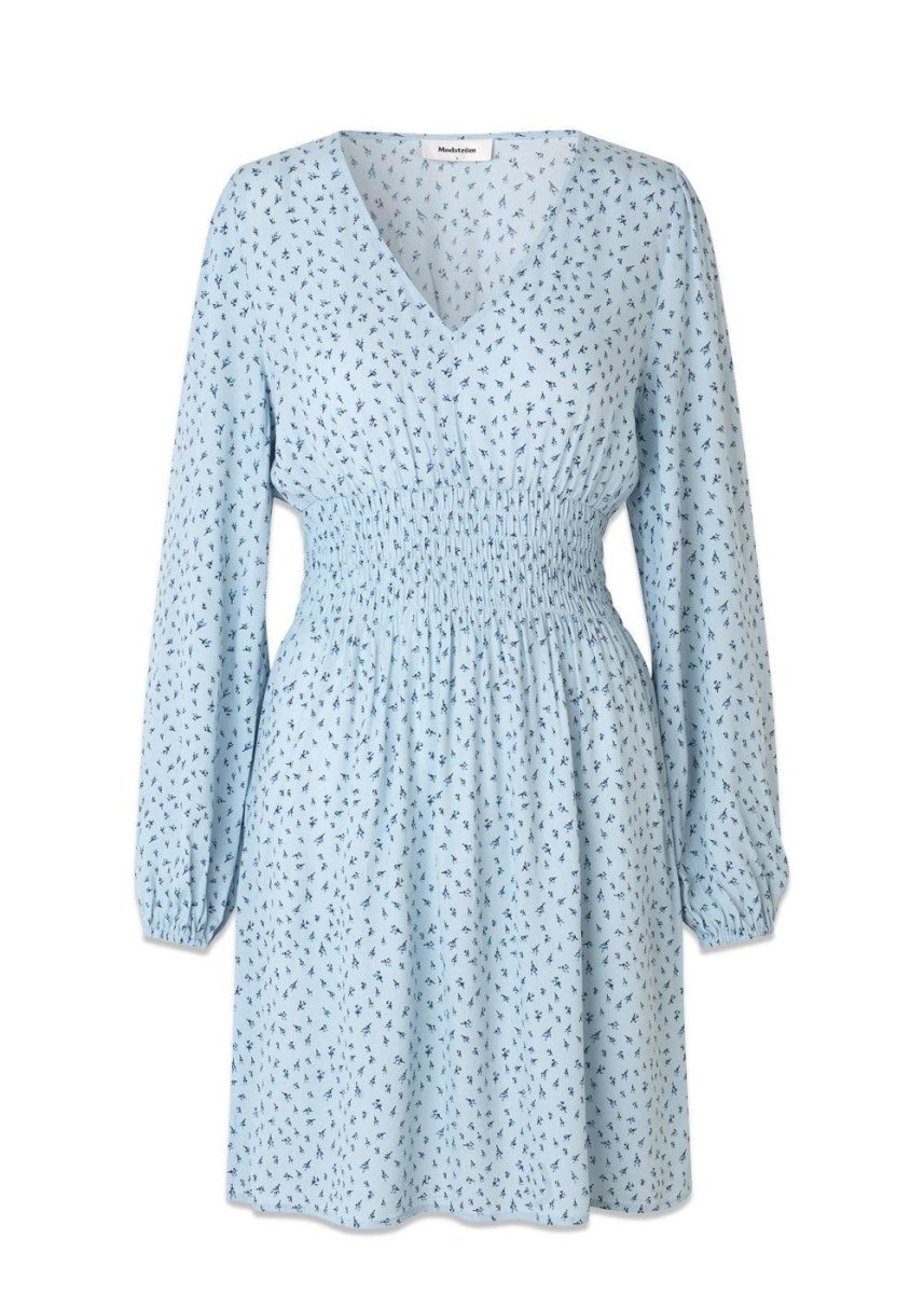 Modströms PorschaMD print dress - Hyacinth. Køb kjoler her.