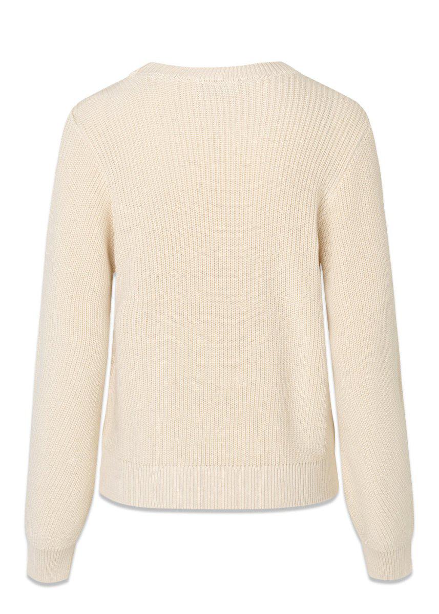 PrishaMD o-neck - Off White Knitwear100_56126_OffWhite_XS5714980148731- Butler Loftet