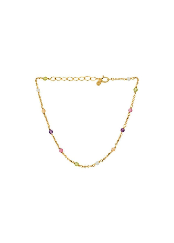 Pernille Corydons Rainbow Bracelet Adj. 16-19 cm - Gold. Køb armbånd her.