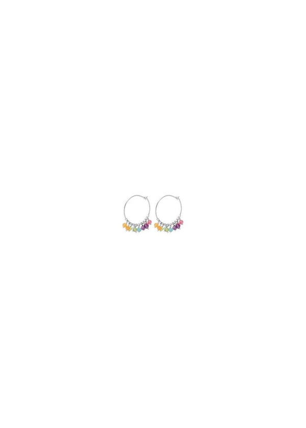 Pernille Corydons Rainbow Hoops size 20 mm - Silver. Køb øreringe her.