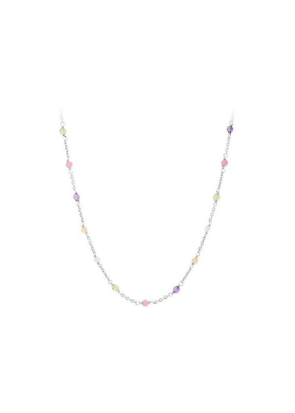 Pernille Corydons Rainbow Necklace length 40-45 - Silver. Køb halskæder her.