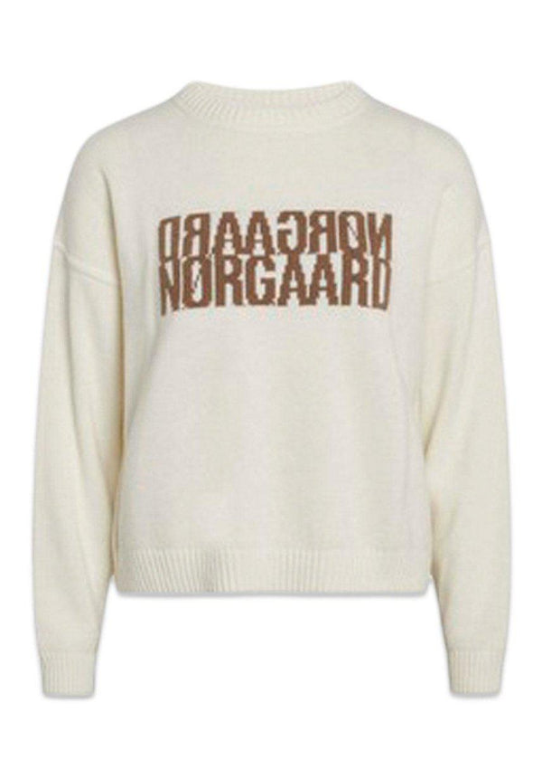 Mads Nørgaards Recy Soft Tilona Sweater - Winter White. Køb sweatshirts her.