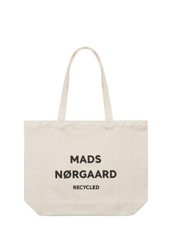 Mads Nørgaards Recycled Boutique Athene Bag - Whitecap Grey. Køb tote bags her.