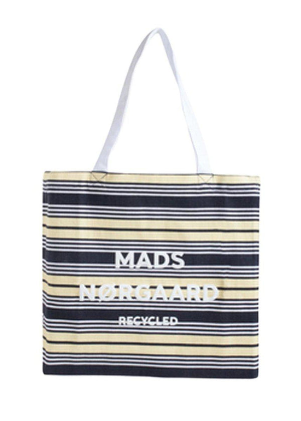 Mads Nørgaards Recycled Print Boutique Athene - Black/Pale Banana/White. Køb accessories her.