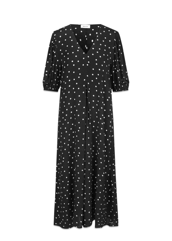 Modströms RidderMD print dress - Black Polka Dot. Køb kjoler her.