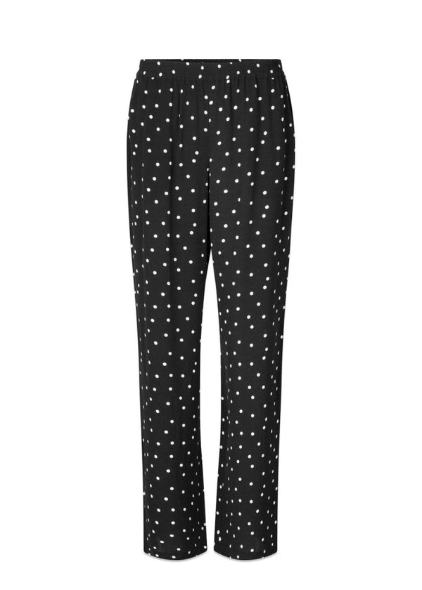 Modströms RidderMD print pants - Black Polka Dot. Køb bukser her.