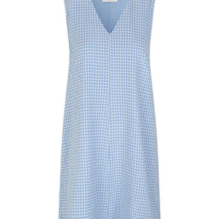 Modströms RimmeMD dress - Light Blue Check. Køb kjoler her.