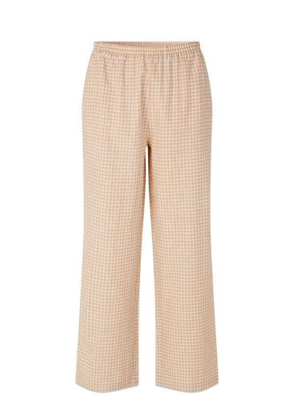 Modströms RimmeMD pants - Beige Check. Køb bukser her.