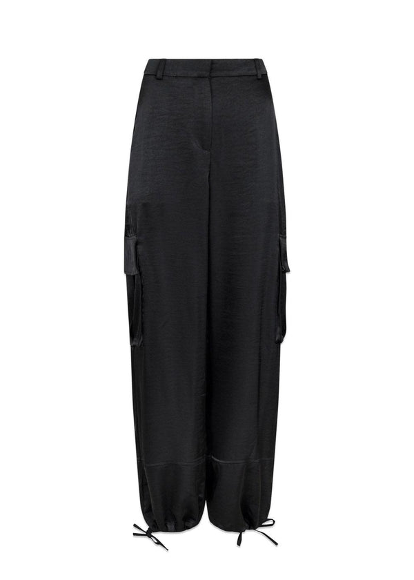 Neo Noirs Romy Heavy Sateen Pants - Black. Køb bukser her.