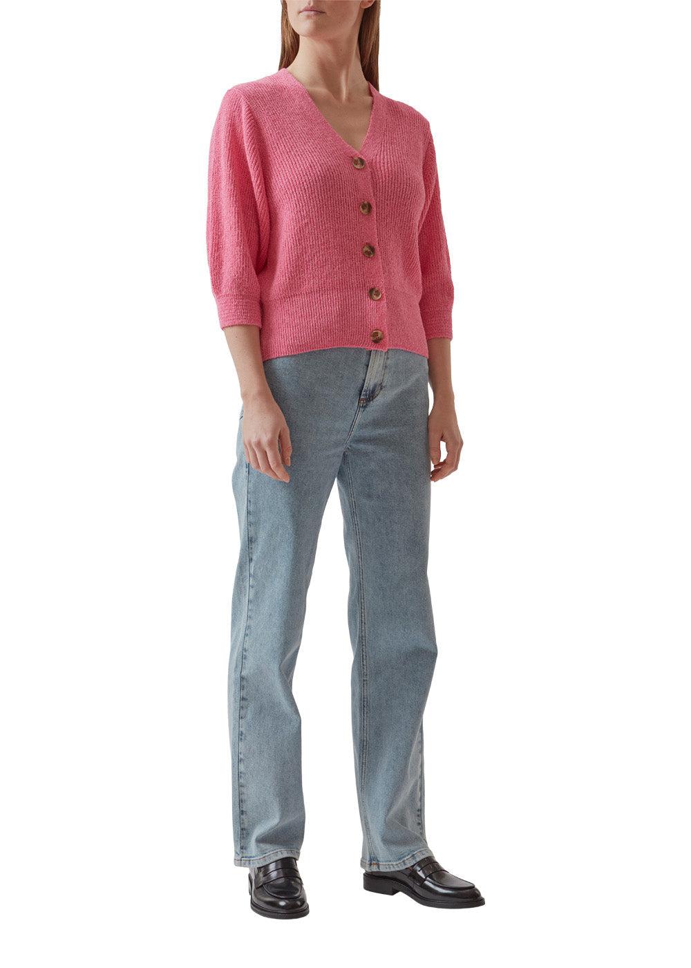 RuthMD cardigan - Taffy Pink