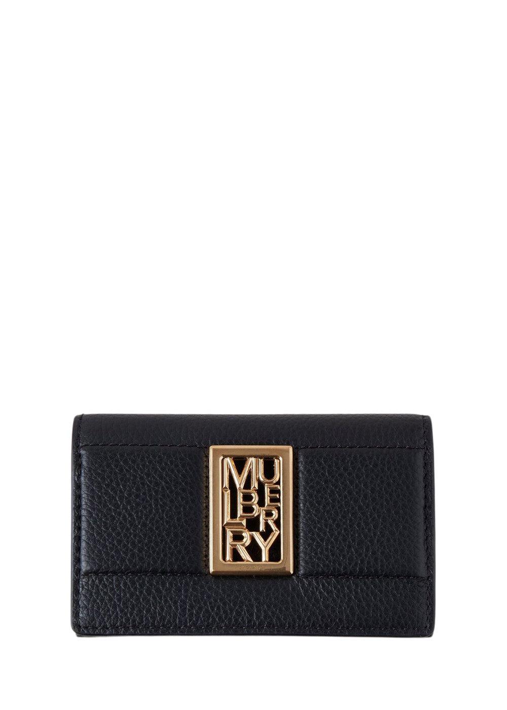 Mulberrys Sadie Card Wallet Small Classic Grain - Black. Køb punge her.