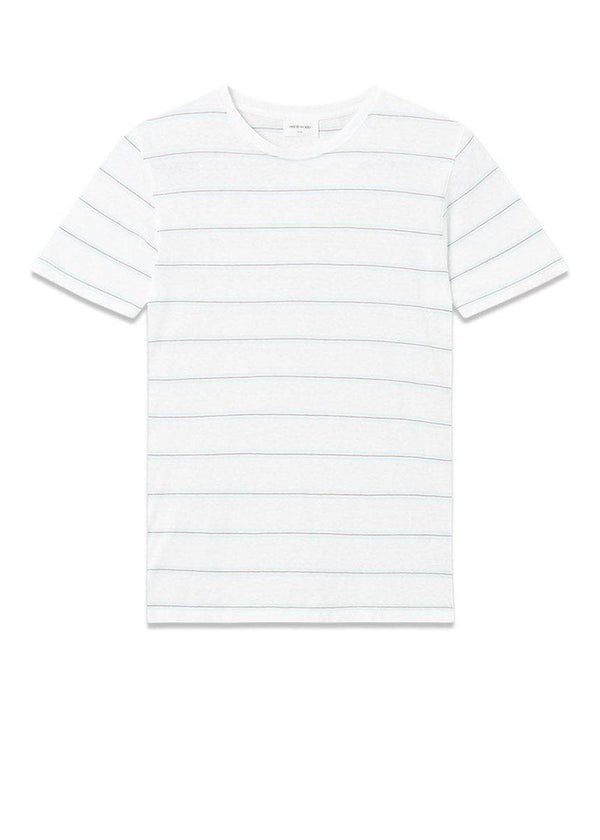 Wood Woods Sami Stripe T-shirt - White Stripes. Køb t-shirts her.