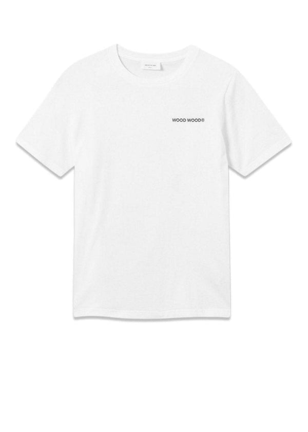 Wood Woods Sami logo T-shirt - White. Køb t-shirts her.