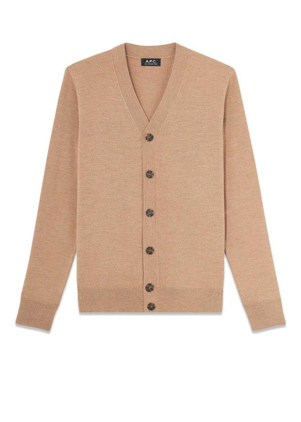 A.P.C's Samuel - Beige. Køb strik her.