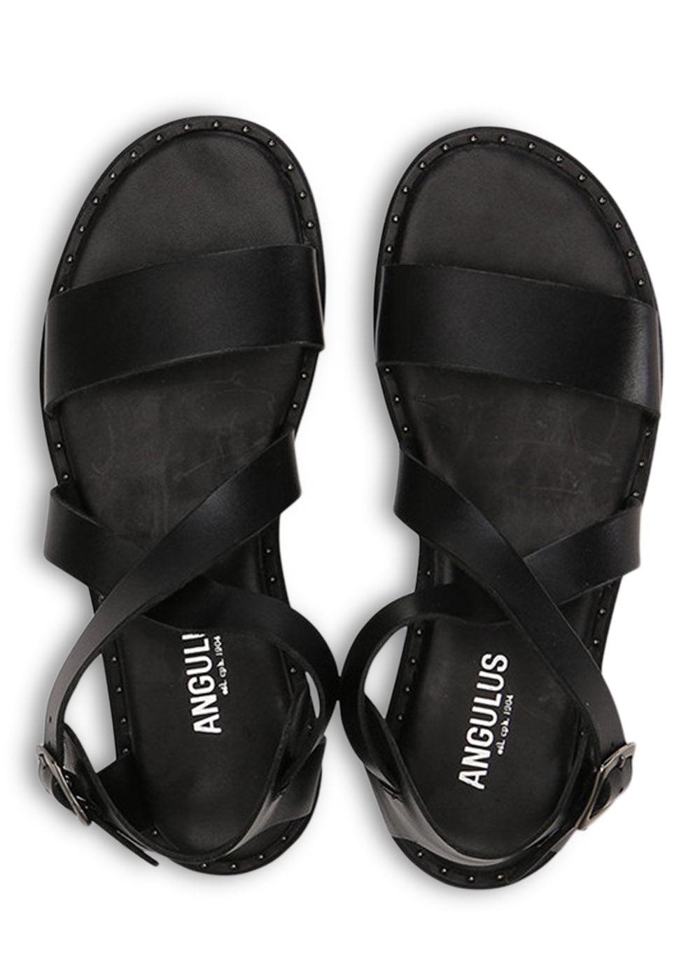 Sandal M. krydsende remme - Black