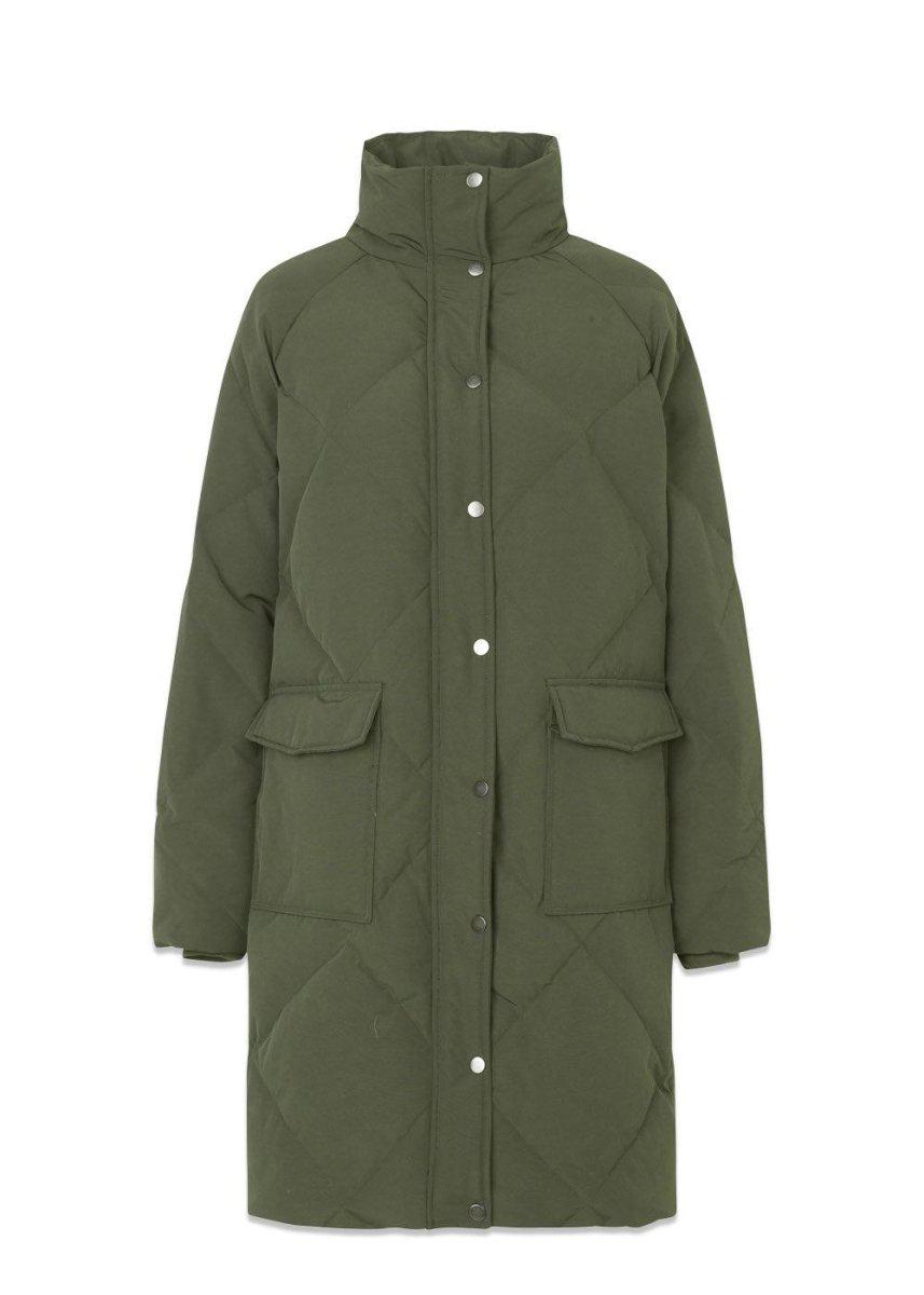 Modströms ScarlettMD jacket - Dark Army. Køb dunjakker||frakker||vinterjakker her.