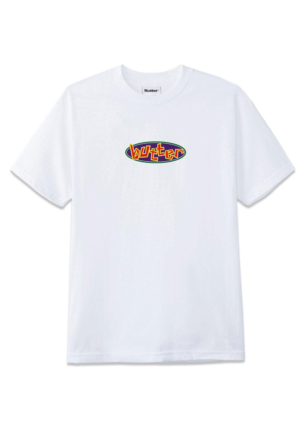 Butter Goods' Scattered Tee - White. Køb t-shirts her.