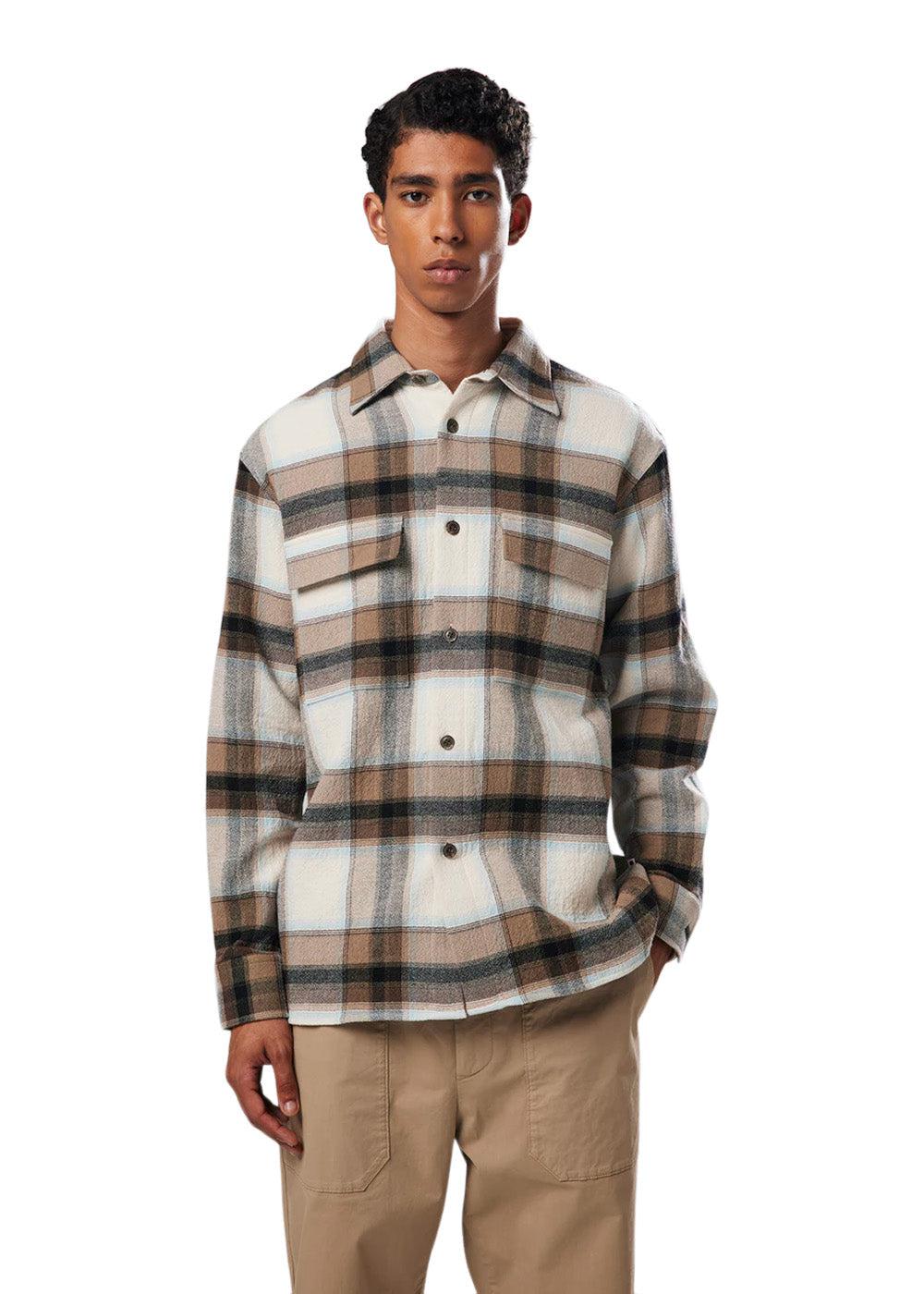 Sean 5265 - Khaki Check