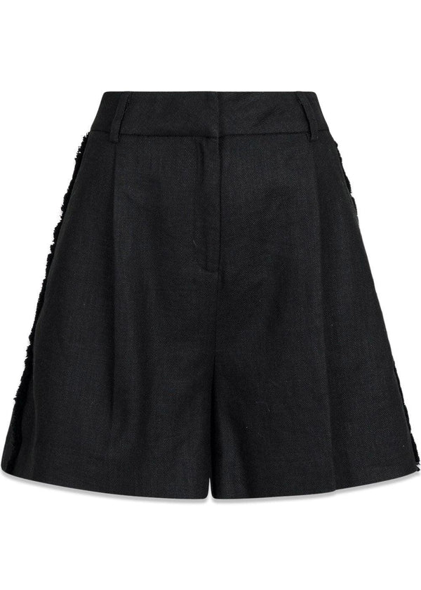 Neo Noirs Sega Heavy Linen Shorts - Black. Køb shorts her.