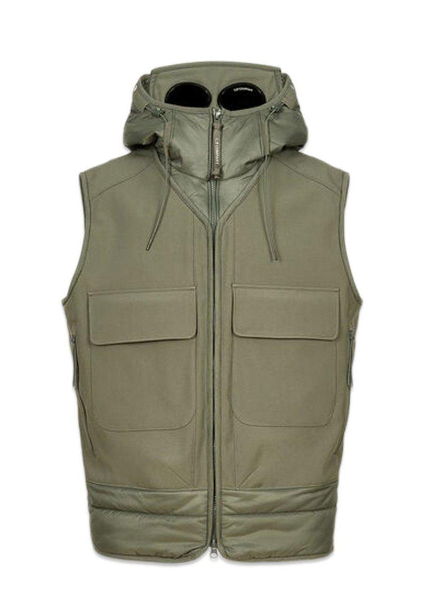 C.P. Companys Shell Vest - Thyme. Køb veste her.